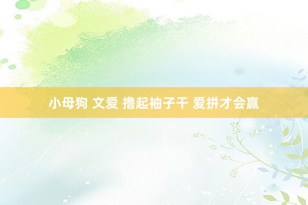 小母狗 文爱 撸起袖子干 爱拼才会赢