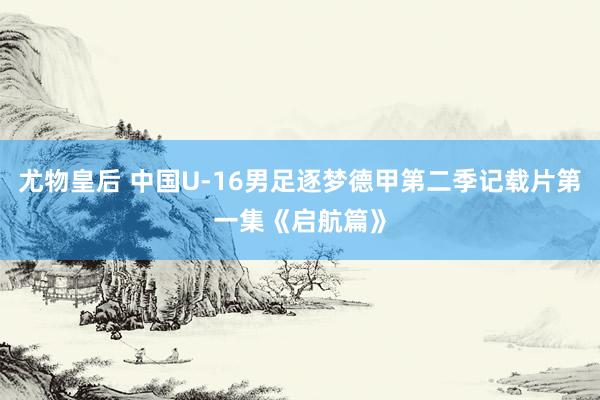 尤物皇后 中国U-16男足逐梦德甲第二季记载片第一集《启航篇》